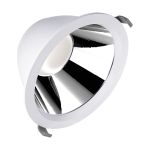 Ledvance LED Downlight Comfort Aluminium Weiß 30W 3600lm 55D - 930-940 CCT | 215mm - Ausschnitt 200mm - IP44 - Höchste Farbwiedergabe - UGR<19 - Zigbee Dimmbar 