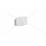 Emibig Wandleuchte Frost Stahl Weiß | Geeignet für 1x G9 - Max 8W