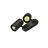 SLV Enola B Wand und Deckenleuchte Aluminium Schwarz | Geeignet für 2x GU10 