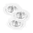 Mehrfachpackung 3x Nordlux Spot Fremont Metall Weiß 4.5W 345lm 36D - 827 Extra Warmweiß | 85mm - IP23- Dimmbar