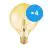 Mehrfachpackung 4x Ledvance Vintage 1906 LED E27 Gold 4W 410lm - 824 Extra Warmweiß | Ersatz Für 40W