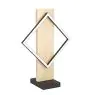 Eglo Tischlampe Boyal Holz Schwarz, Braun 13W 1750lm - 830 Warmweiß